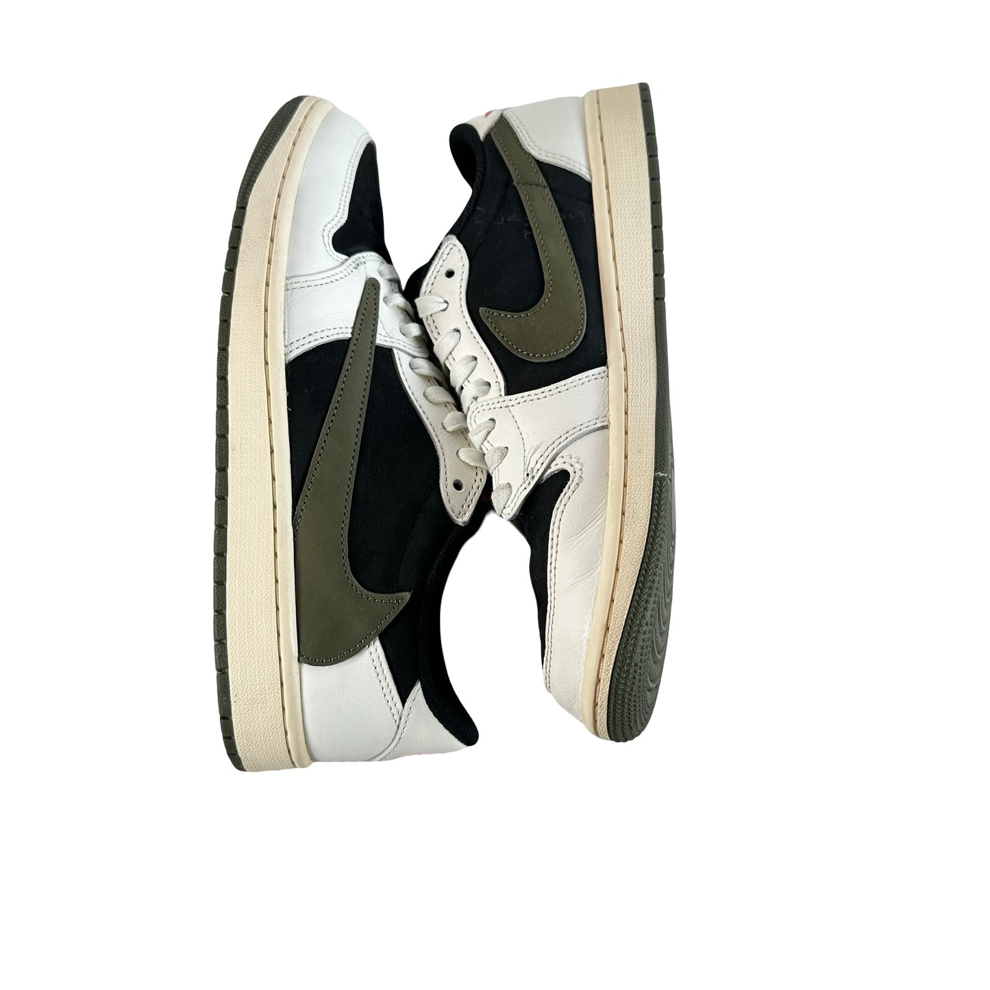 DZ4137 106 Jordan 1 Retro Low OG SP Travis Scott Olive (W) [USED] - 9.5 W (Used6)