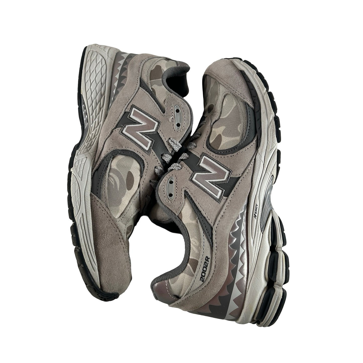 M2002RBG New Balance 2002R BAPE Grey [USED] - 9.5 M (Used)