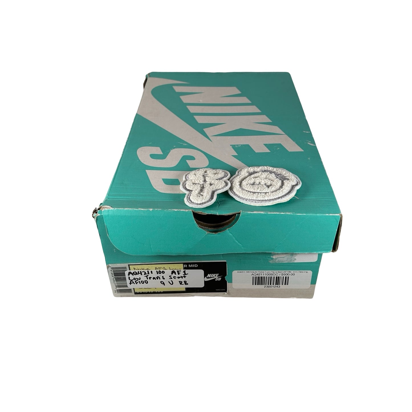AQ4211 100 Nike Air Force 1 Low Travis Scott (AF100) [USED] - 9 M (Used) (Replace Box)