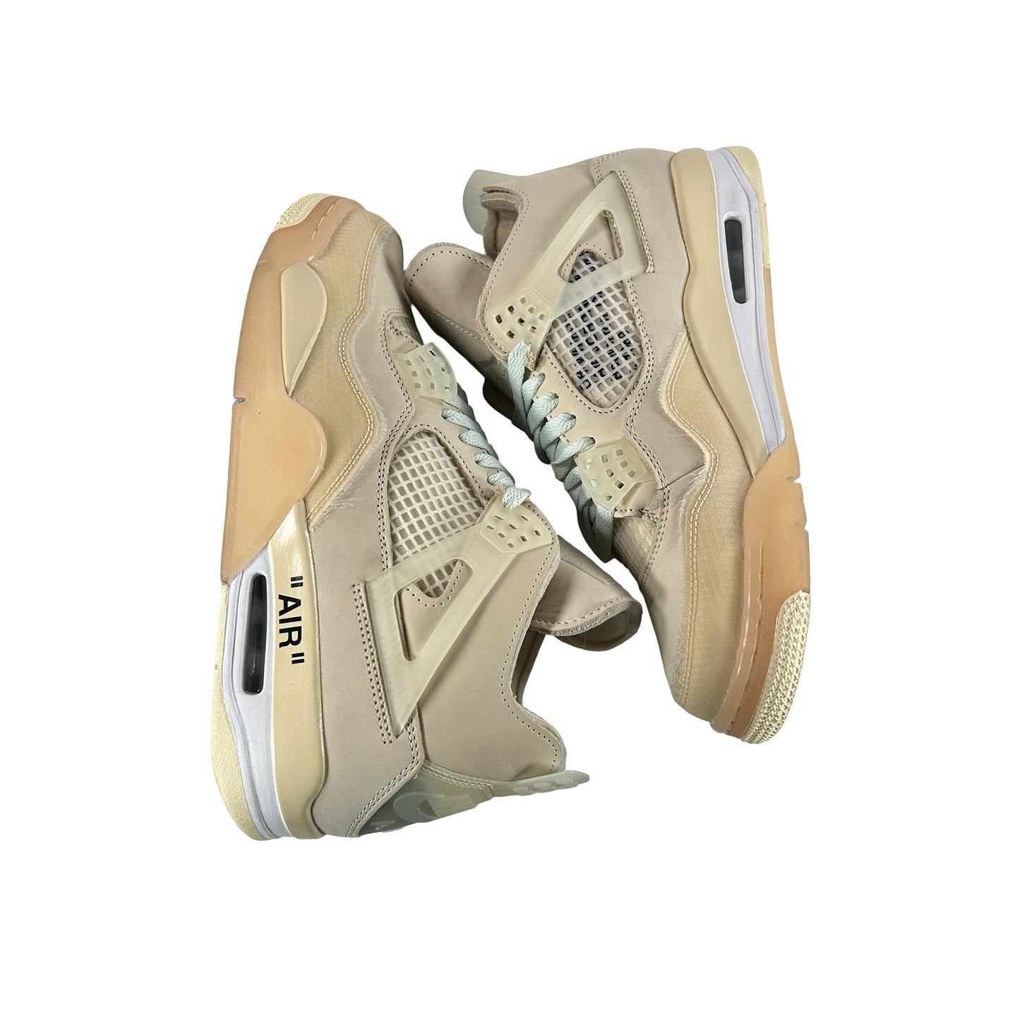 CV9388 100 Jordan 4 Retro Off-White Sail (Women's) [USED] - 10.5 W (Used7)