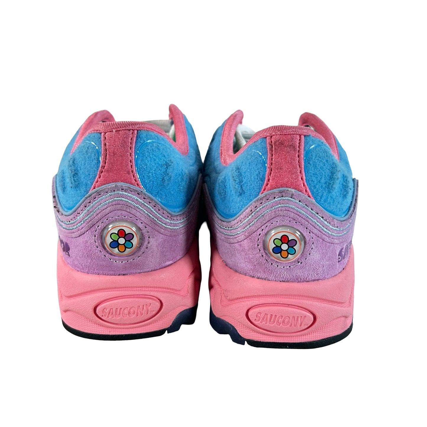S70922-2 Saucony Matrix Jae Tips No Shoes In The House Blue Pink [USED] - 6 M (Used)