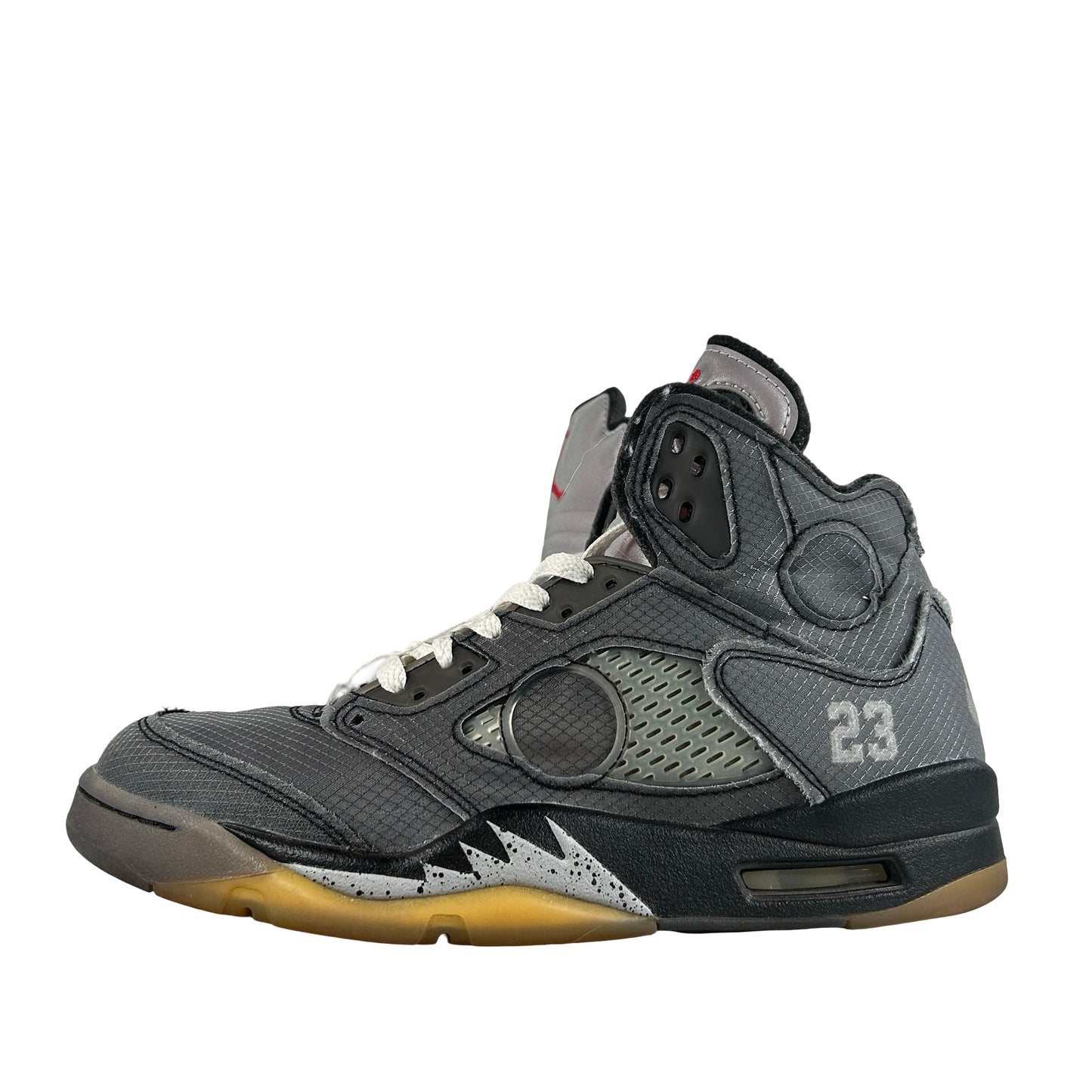 CT8480 001 Jordan 5 Off-White Black [USED] - 8 M (Used8)