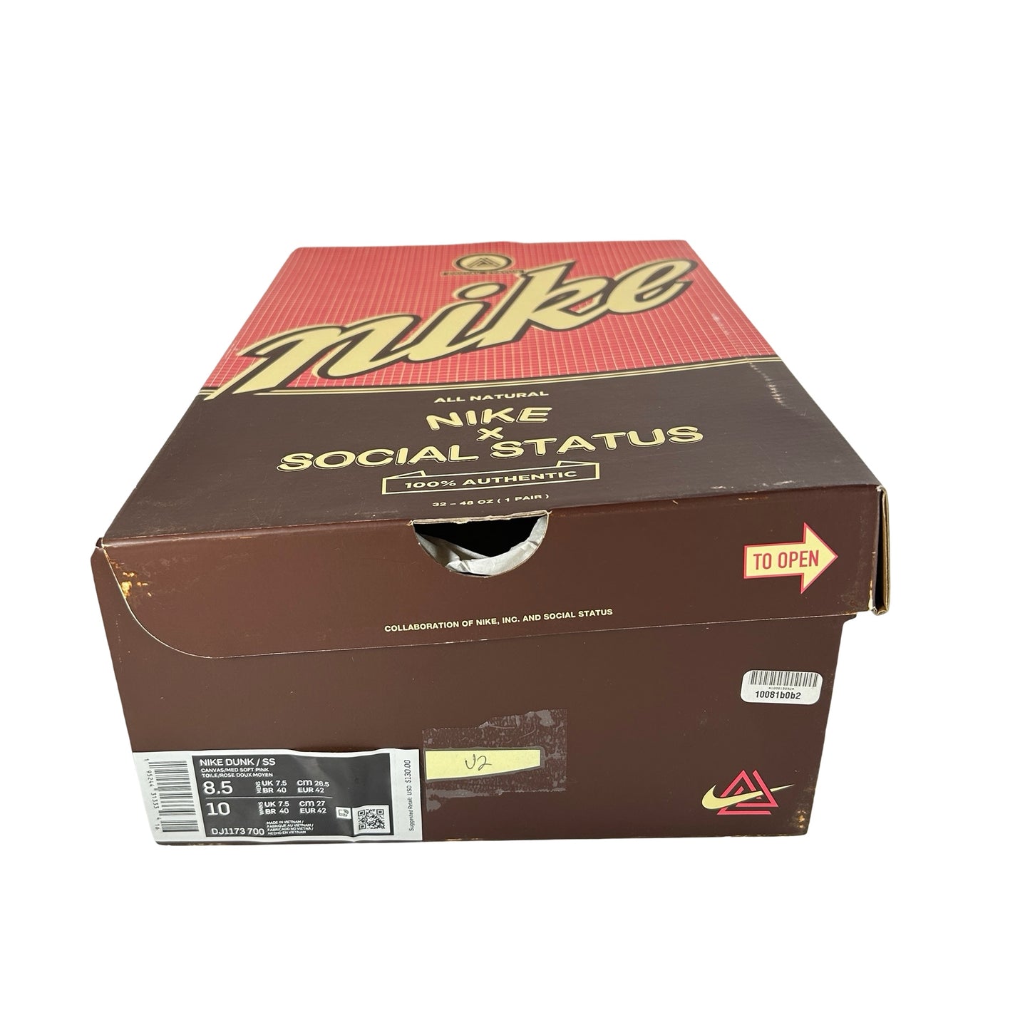 DJ1173 700 Nike Dunk Mid Social Status Free Lunch Chocolate Milk [USED] - 8.5 M (Used2)