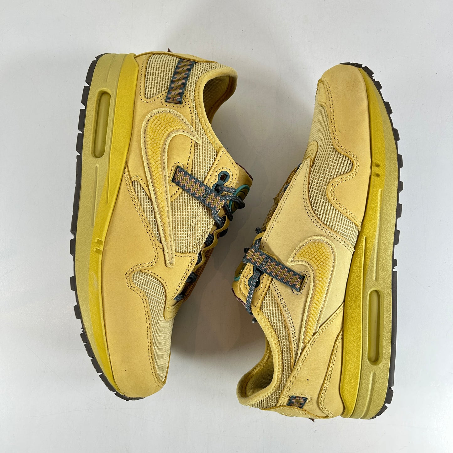 DO9392 700 Nike Air Max 1 Travis Scott Cactus Jack Saturn Gold [USED] - 8.5 M (Used) (Replace Box)