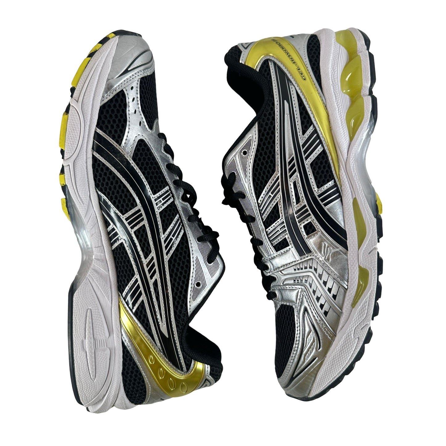 1203A537 001 ASICS Gel-Kayano 14 Black Lemon Spark [USED] - 13 M (Used)
