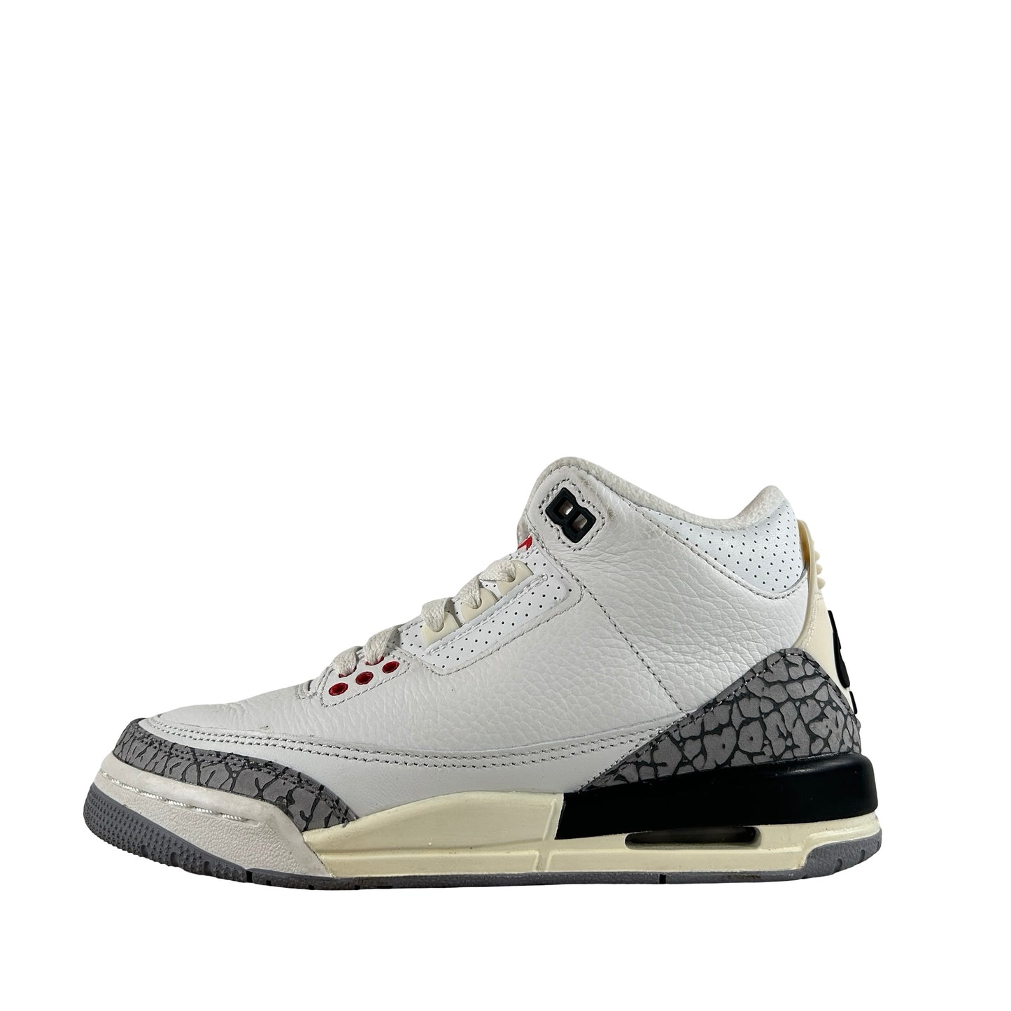 DM0967 100 Jordan 3 Retro White Cement Reimagined (GS) [USED] - 4 Y (Used3)