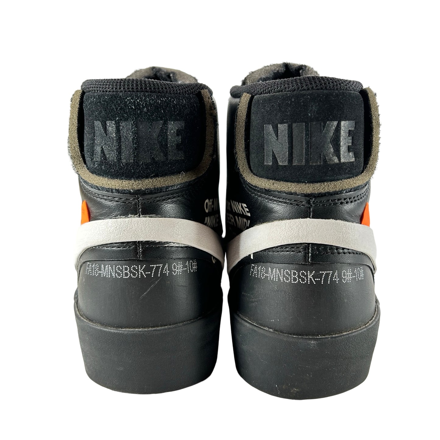 AA3832 001 Nike Blazer Off-White Black [USED] - 9 M (Used)