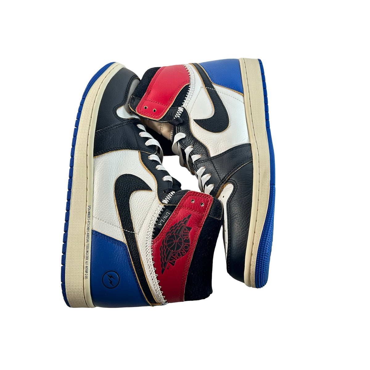 IO7847 002 Jordan 1 Retro High OG SP Fragment x Union LA Varsity Red Sport Royal [USED] - 11 M (Used7)