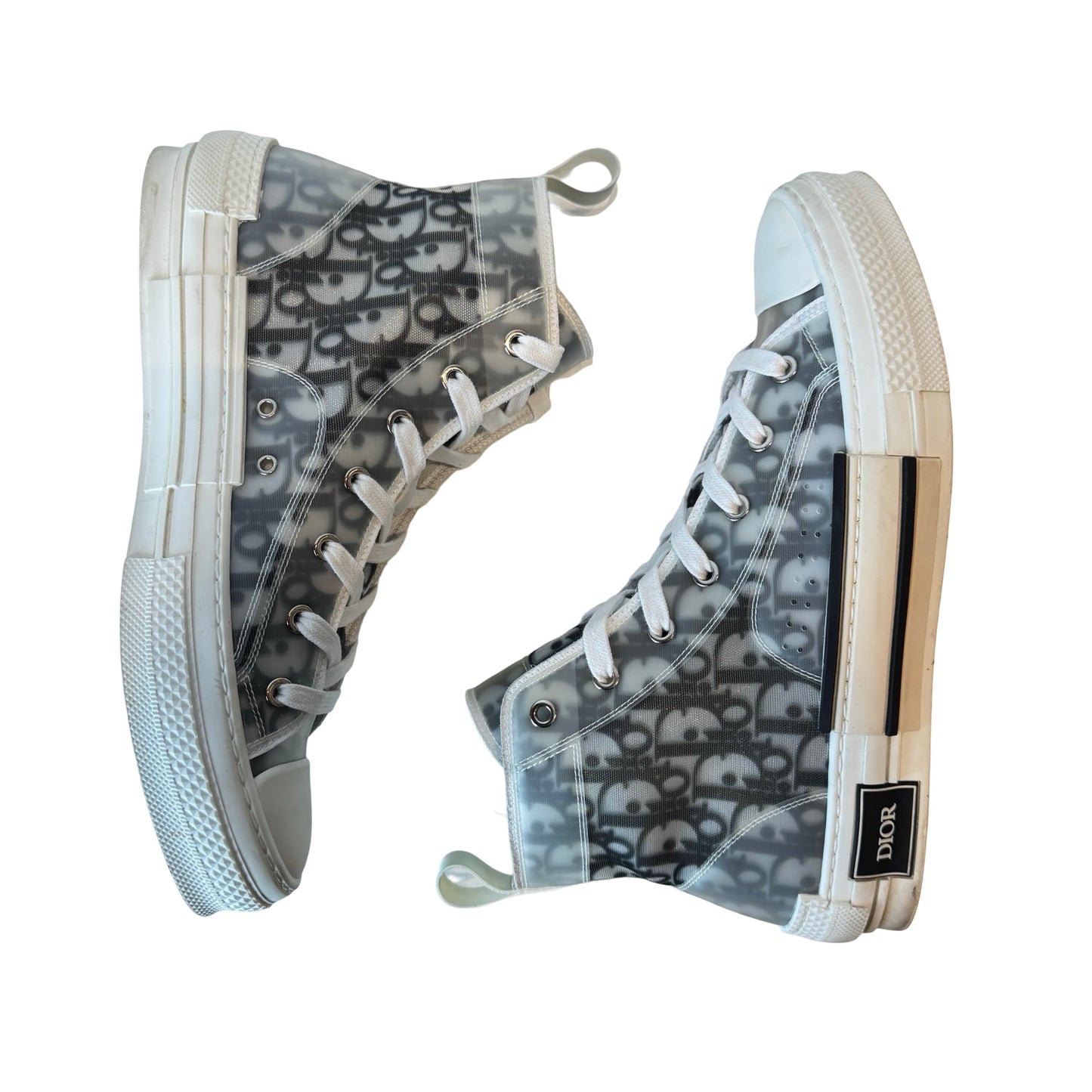 3SH118YJP H069 Dior B23 High Top Logo Oblique [USED] - 42 (Used)