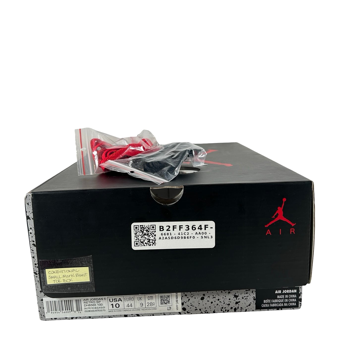 DH8565 100 Jordan 5 Off-White Sail [CONDITIONAL] - 10 M (Small Mark On Right Foot)