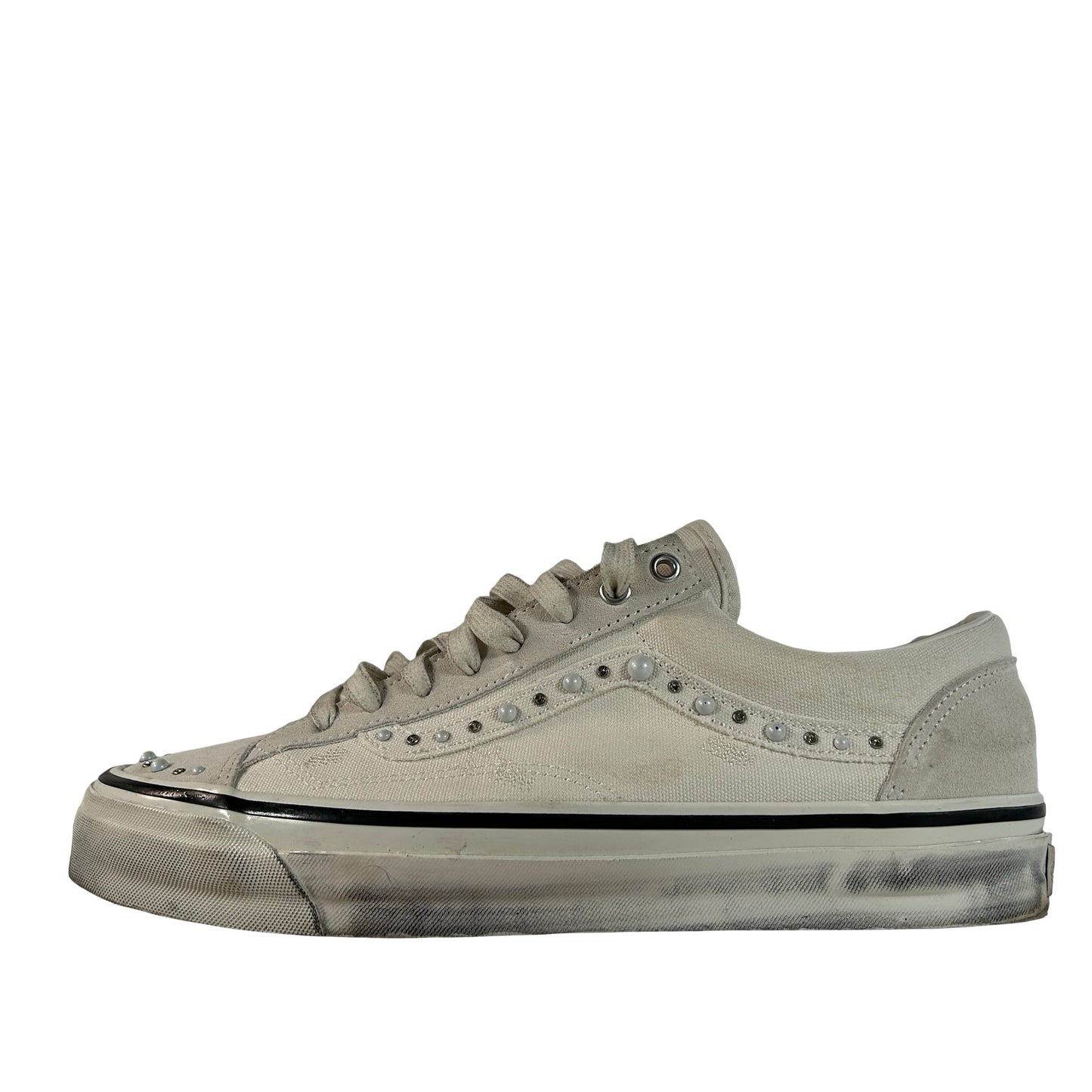 VN000E8VCCZ Vans OTW Old Skool 36 Pearlized Pack Marshmallow [USED] - 13 M (Used)