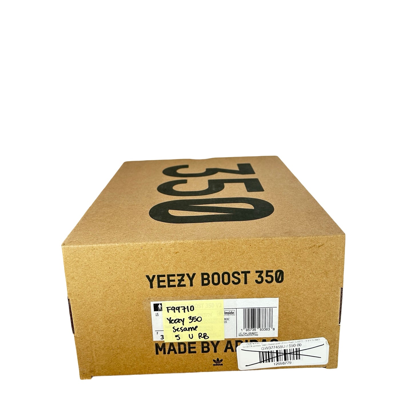 F99710 Yeezy 350 V2 Sesame [USED] - 5 M (Used) (Replace Box)