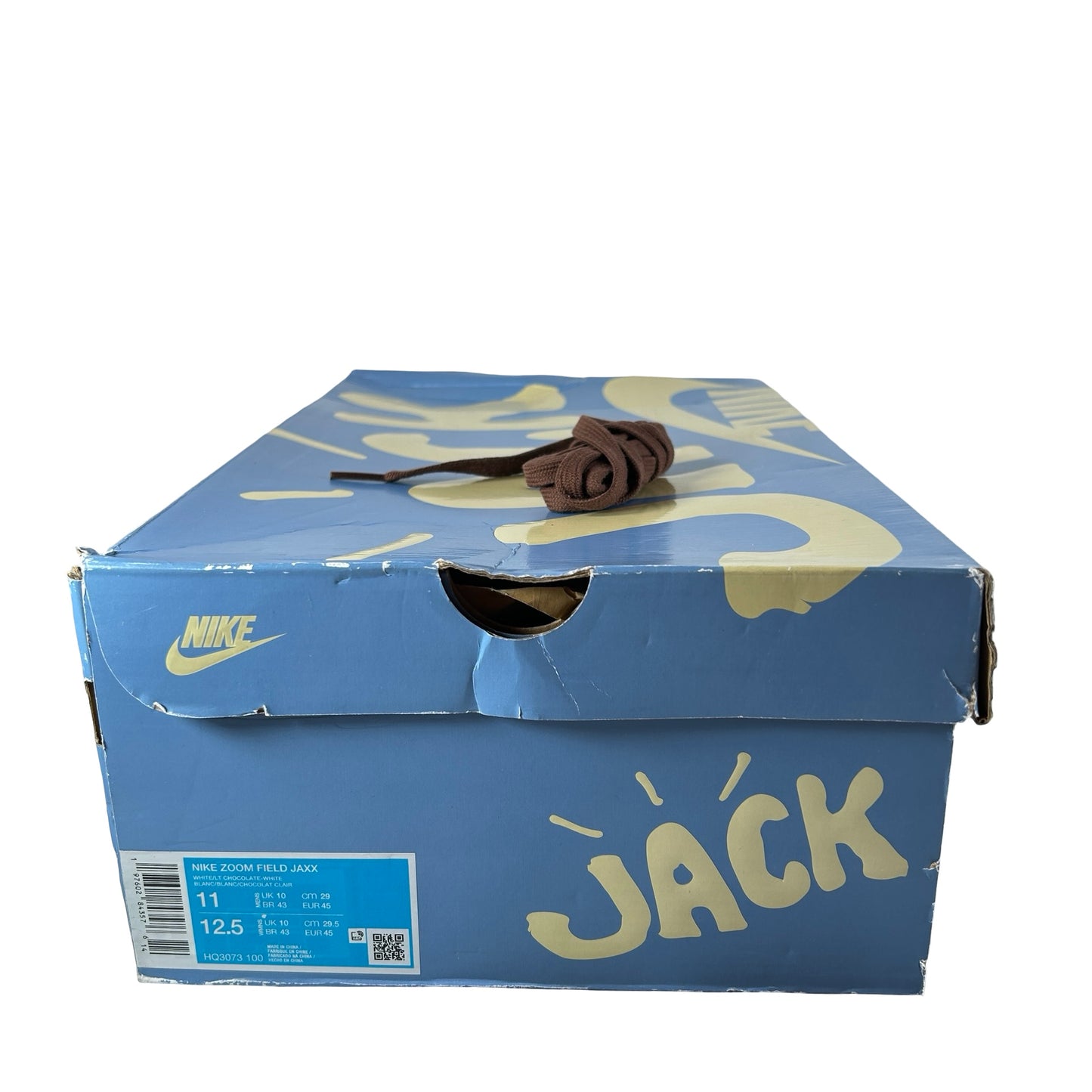 HQ3073 100 Nike Zoom Field Jaxx Travis Scott Light Chocolate [USED] - 11 M (Used)