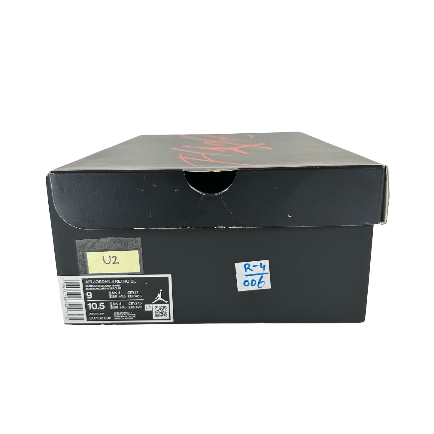 DH7138 006 Jordan 4 Retro SE Black Canvas [USED] - 9 M (Used2)
