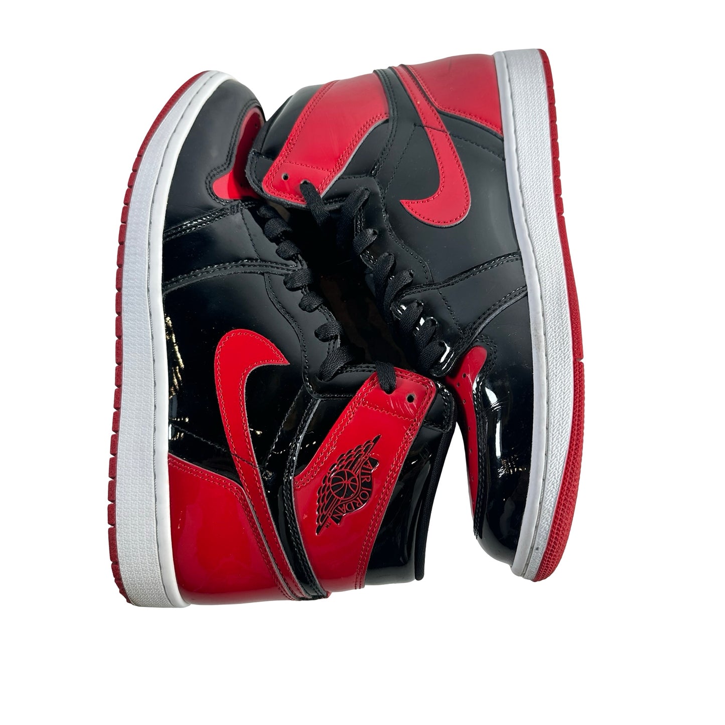 555088 063 Jordan 1 Retro High OG Patent Bred [USED] - 10.5 M (Used8)