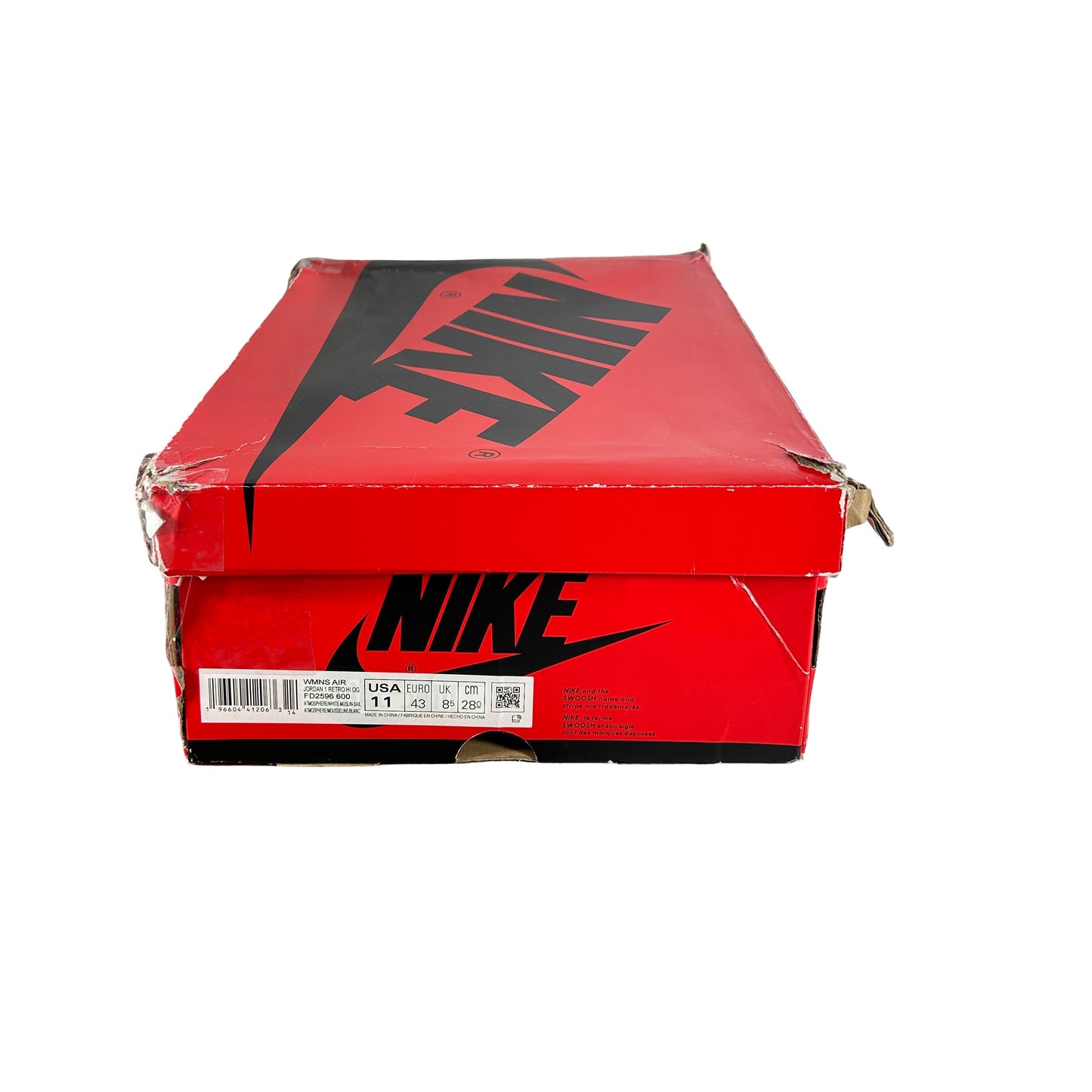 FD2596 600 Jordan 1 Retro High OG Washed Pink [USED] - 11 W (Used)