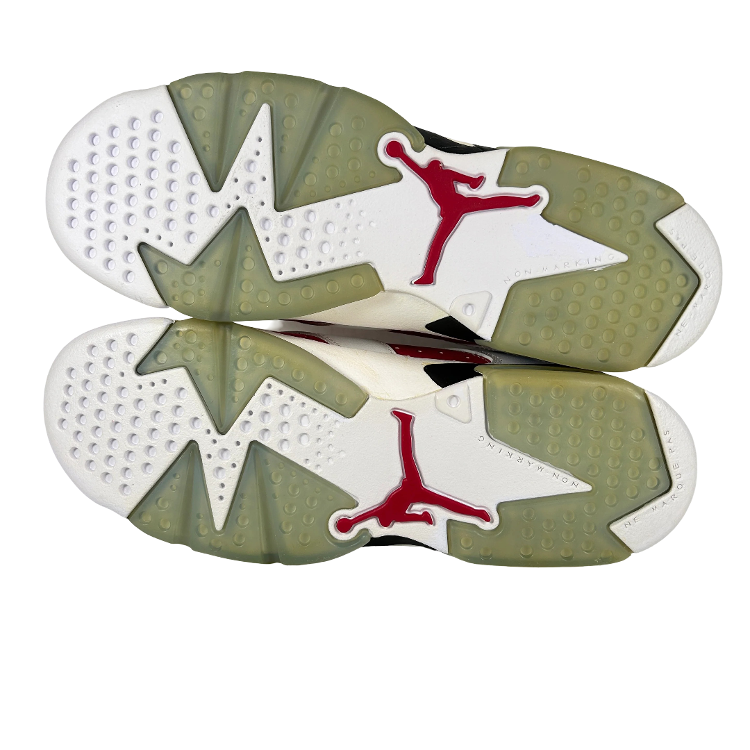 384665 106 Jordan 6 Retro Carmine (2021) (GS) [CONDITIONAL] - 6.5 Y (Yellowing)