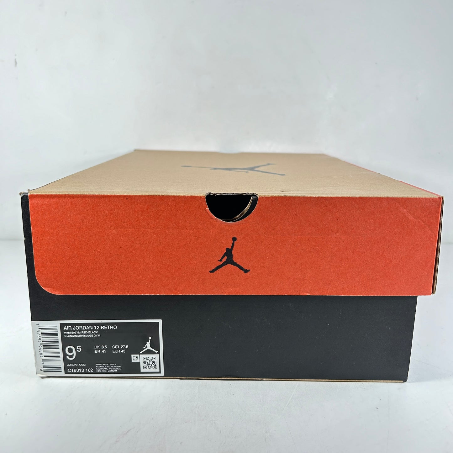 CT8013 162 Air Jordan 12 Red Taxi [USED] - 9.5 M (Used3)