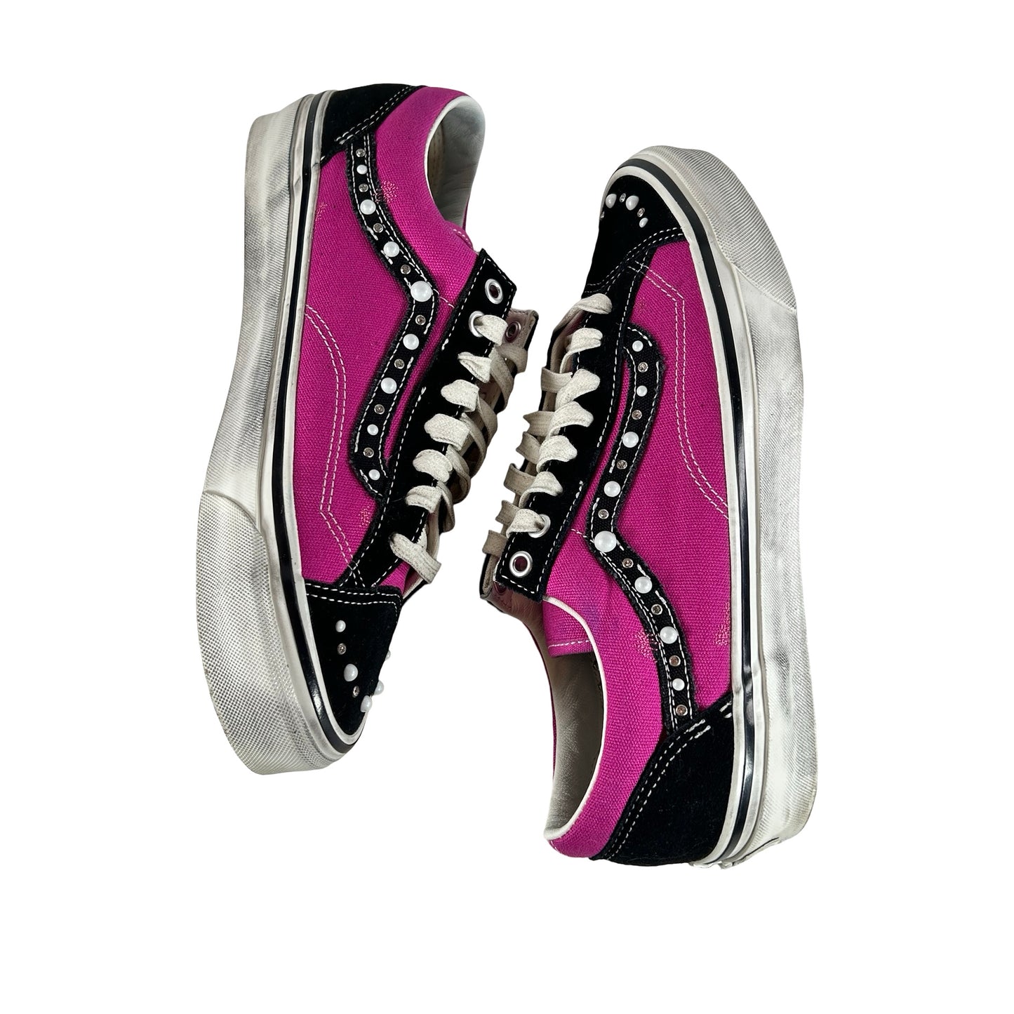 VN000E8VHLE Vans OTW Old Skool 36 Pearlized Pack Pink Black [USED] - 9.5 M (Used)