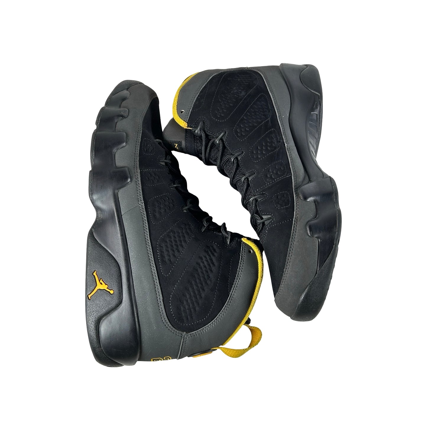 CT8019 070 Jordan 9 Retro Dark Charcoal University Gold [USED] - 12 M (Used3) (No Box3)