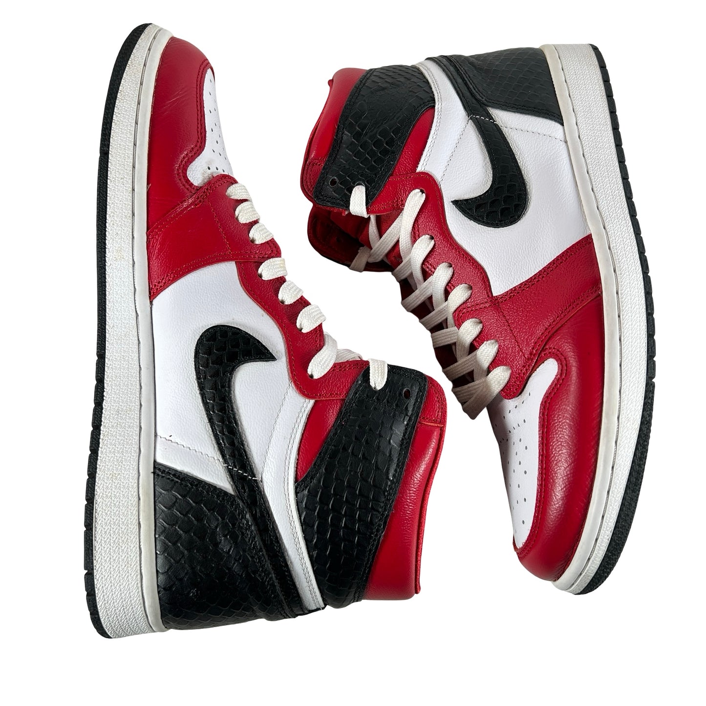 CD0461 601 Jordan 1 Retro High Satin Snake Chicago (Women's) [USED] - 11.5 W (Used)