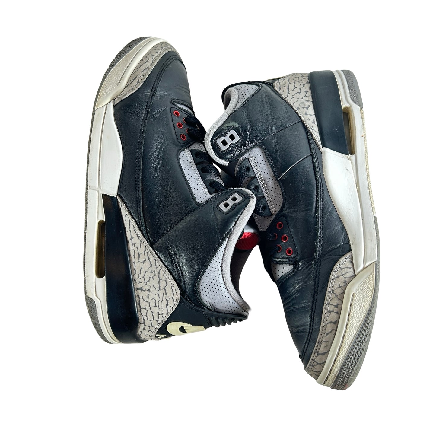 DN3707 010 Jordan 3 Retro Black Cement Reimagined (2024) [USED] - 9 M (Used8) (No Box8)