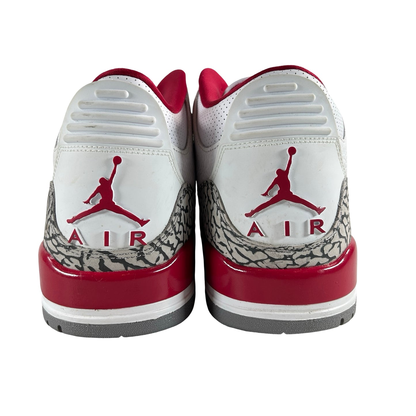 CT8532 126 Jordan 3 Retro Cardinal Red [USED] - 13 M (Used) (No Box)