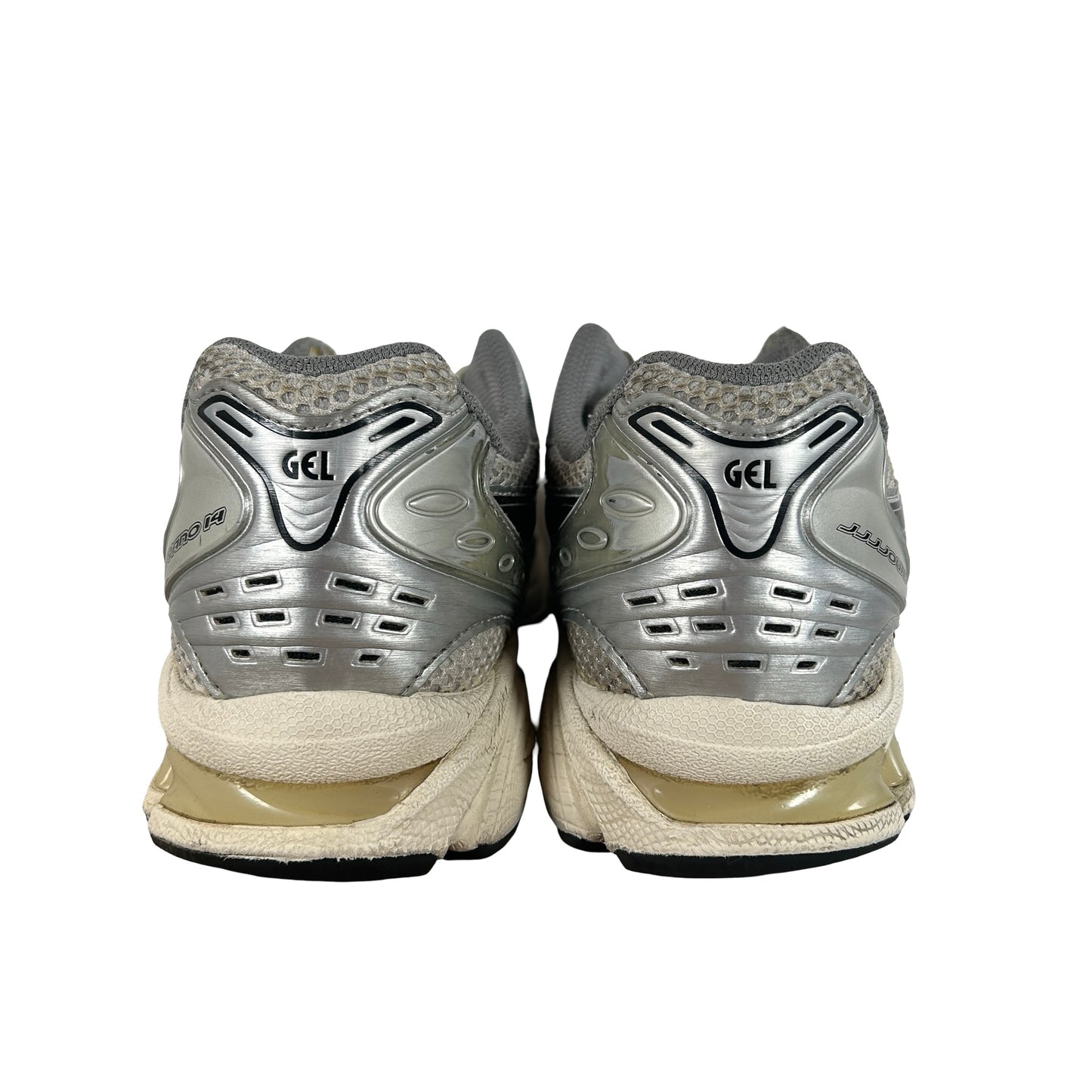 1201A457 101 ASICS Gel-Kayano 14 JJJJound Silver Black [USED] - 8.5 M (Used)