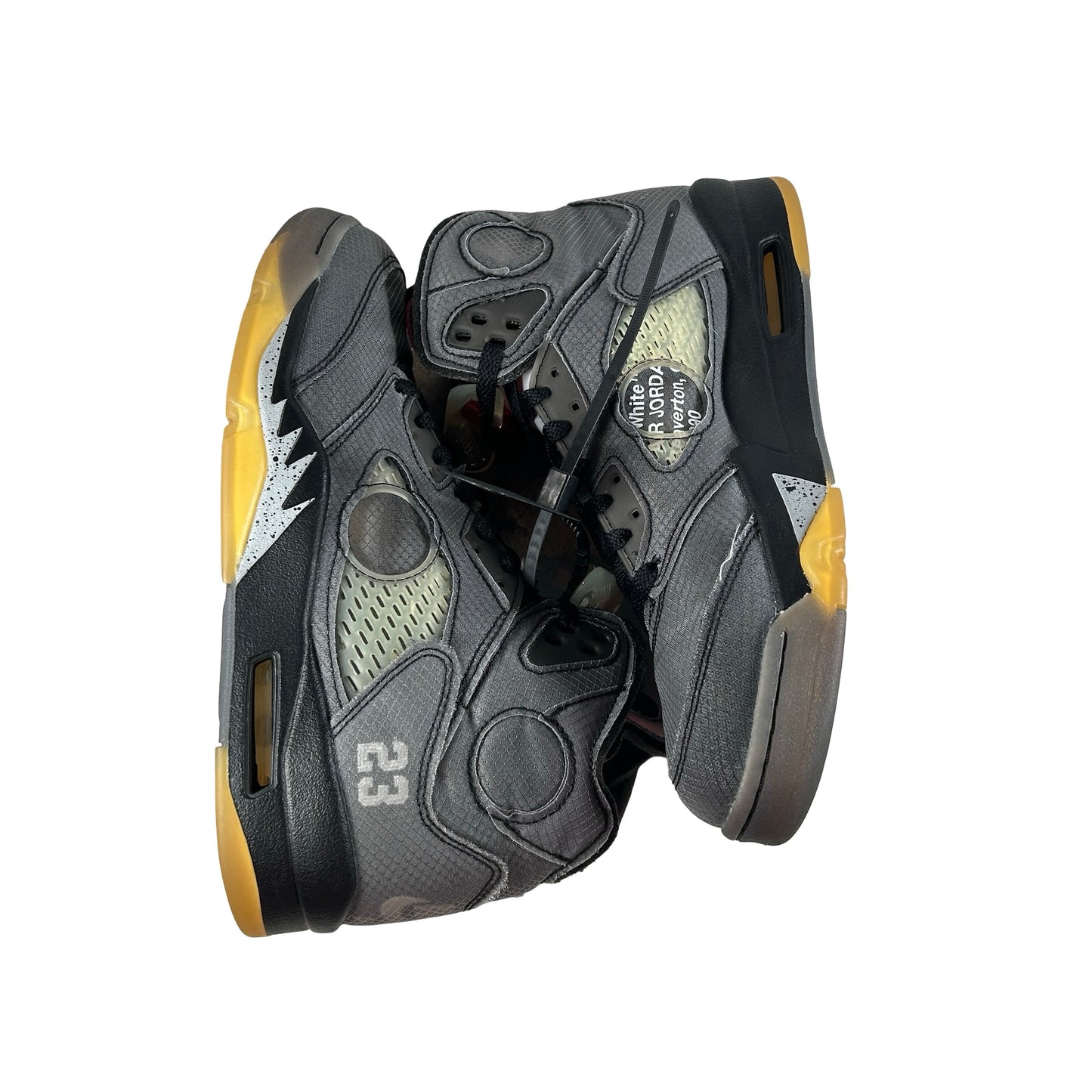 CT8480 001 Jordan 5 Off-White Black [USED] - 9 M (Used11)