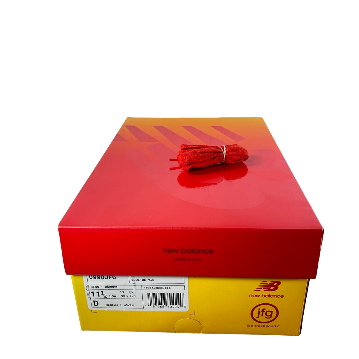 U990JF6 New Balance 990v6 MiUSA Joe Freshgoods Paris Red [USED] - 11.5 M (Used)