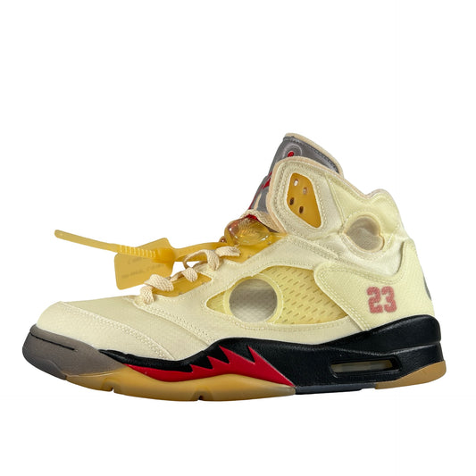 DH8565 100 Jordan 5 Off-White Sail [CONDITIONAL] - 10 M (Small Mark On Right Foot)