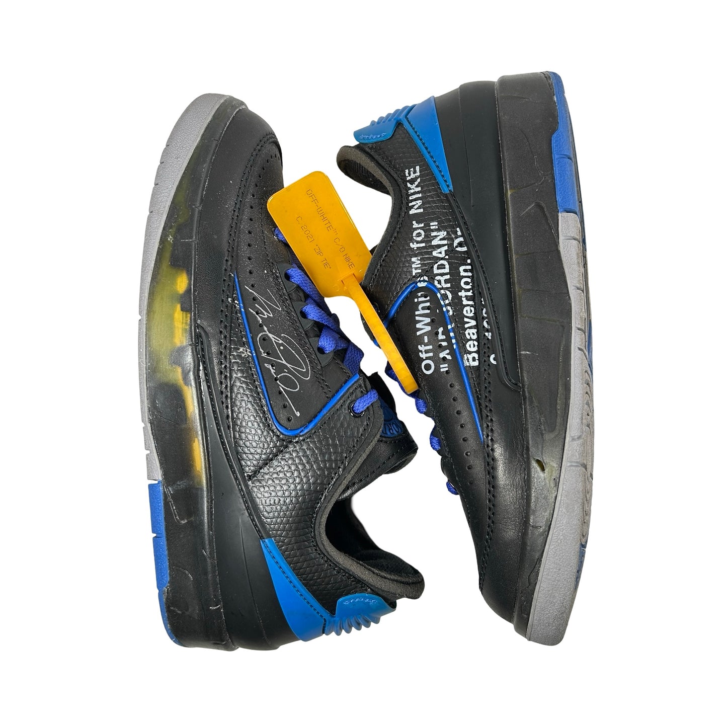 DJ4375 004 Jordan 2 Retro Low SP Off-White Black Blue [USED] - 4.5 M (Used)