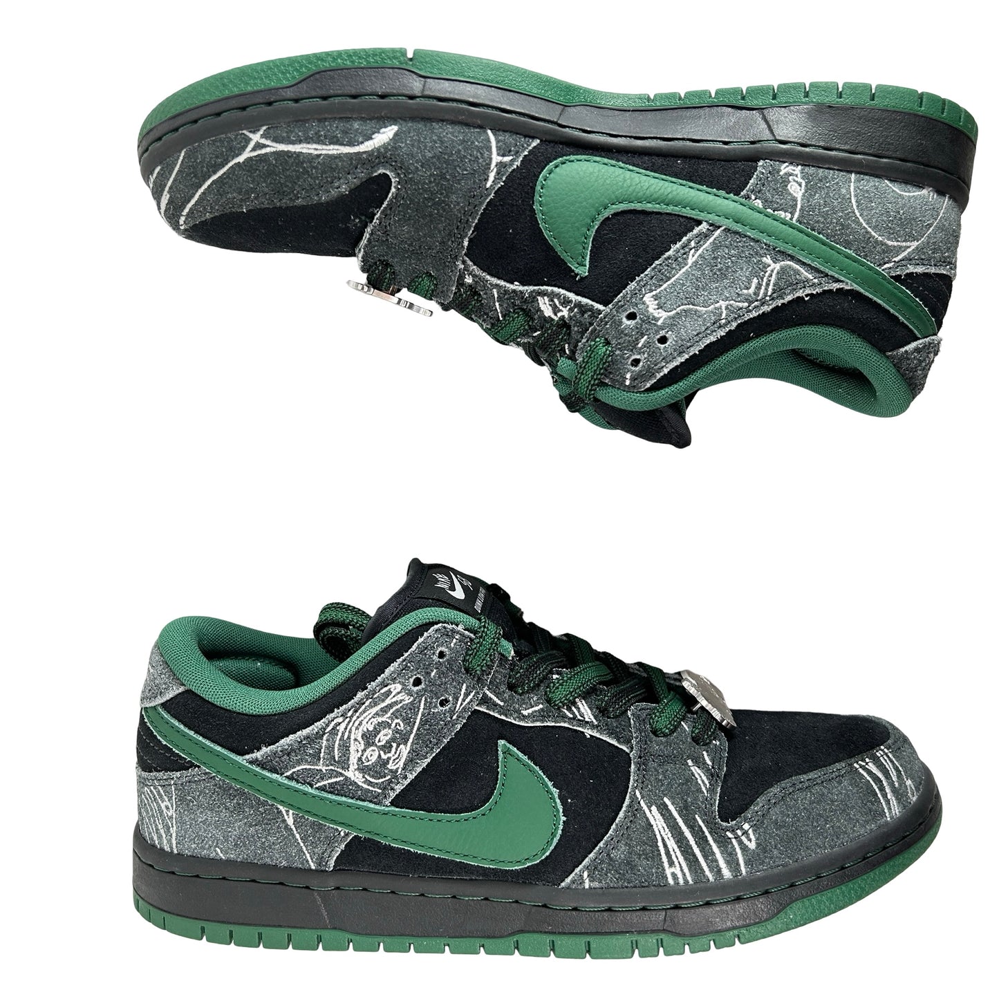 HF7743 001 Nike SB Dunk Low There Skateboards [USED] - 9 M (Used)
