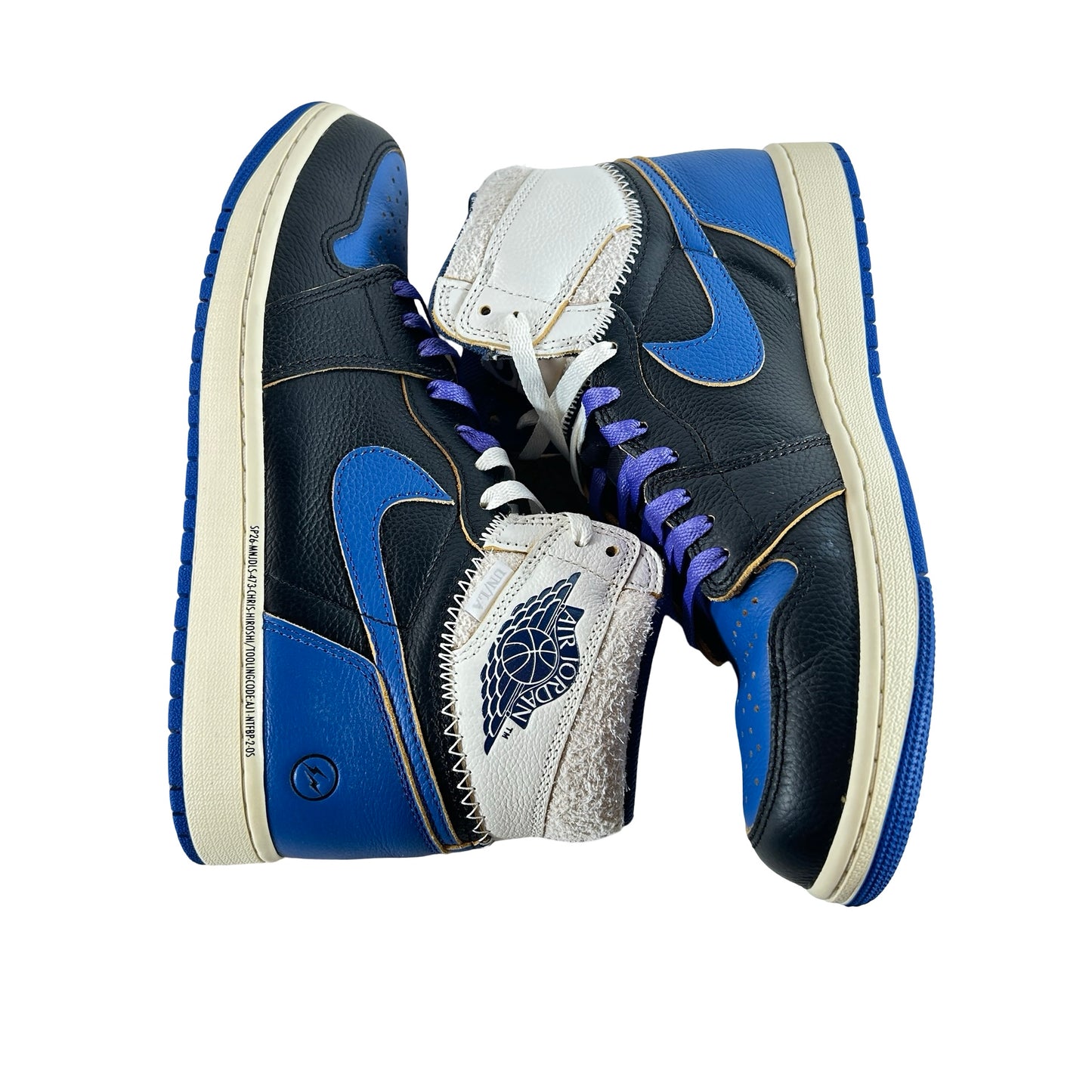 IO7847 001 Jordan 1 Retro High OG SP Fragment x Union LA Sport Royal [USED] - 10 M (Used)
