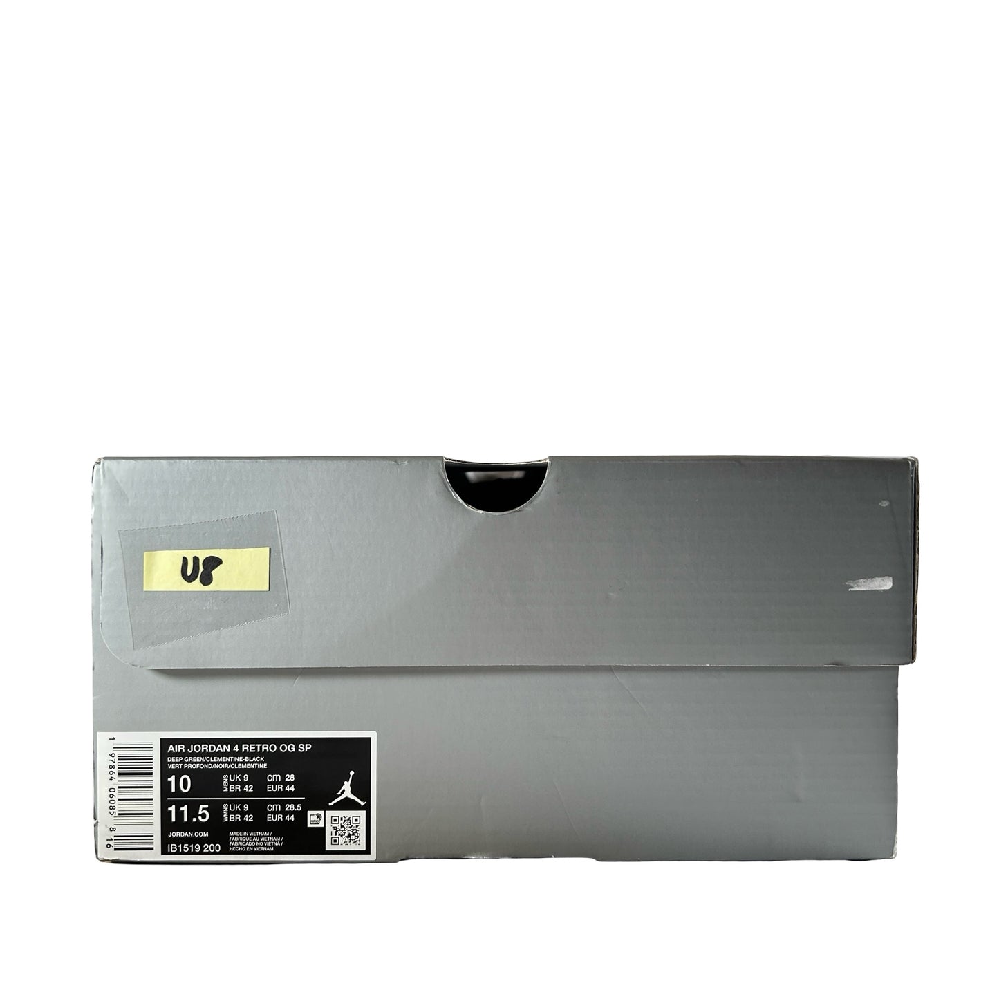 IB1519 200 Jordan 4 Retro OG SP Undefeated (2025) [USED] - 10 M (Used8)