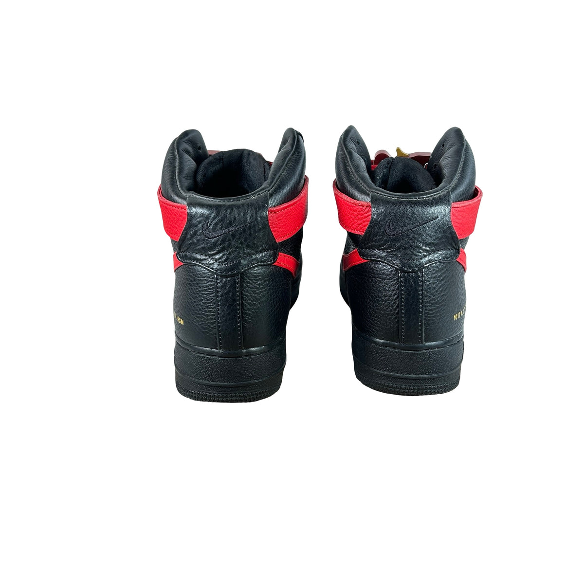 CQ4018 004 Nike Air Force 1 High 1017 ALYX 9SM Black Red [USED] - 10 M (Used) (No Box)