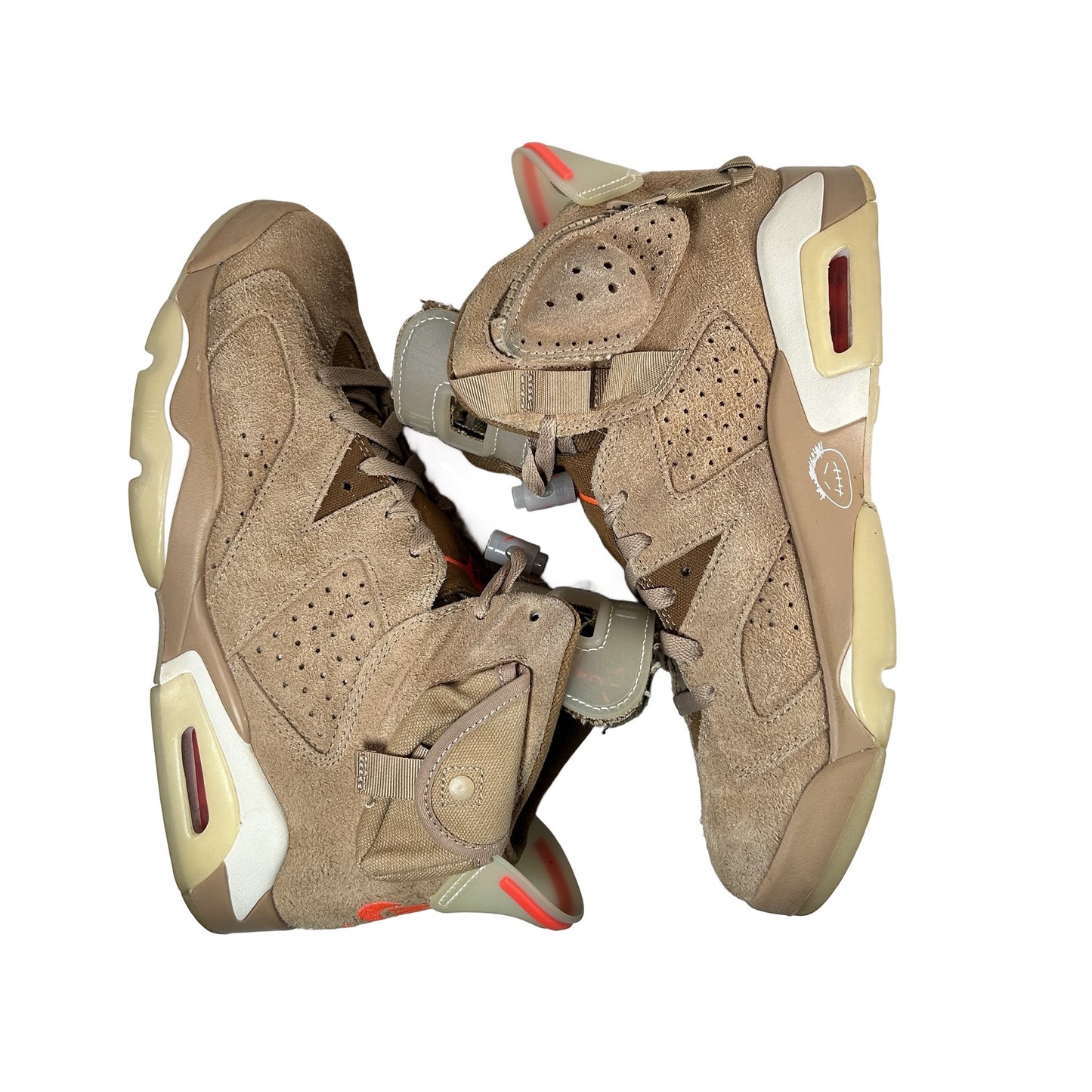 DH0690 200 Jordan 6 Retro Travis Scott British Khaki [USED] - 9 M (Used14)