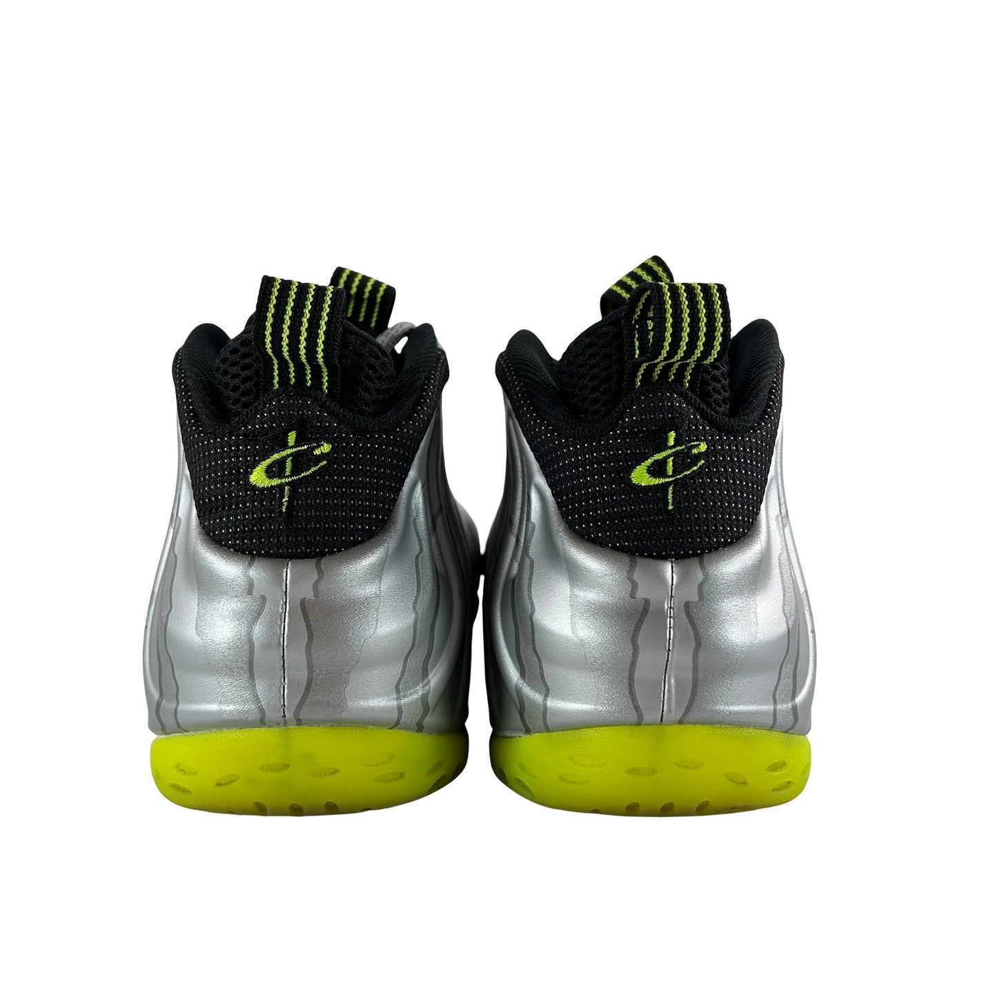 575420 004 Nike Air Foamposite One Silver Volt Camo [USED] - 9.5 M (Used)
