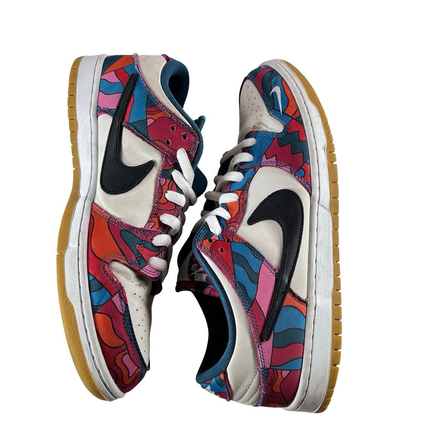 DH7695 600 Nike SB Dunk Low Pro Parra Abstract Art (2021) [USED] - 13 M (Used)