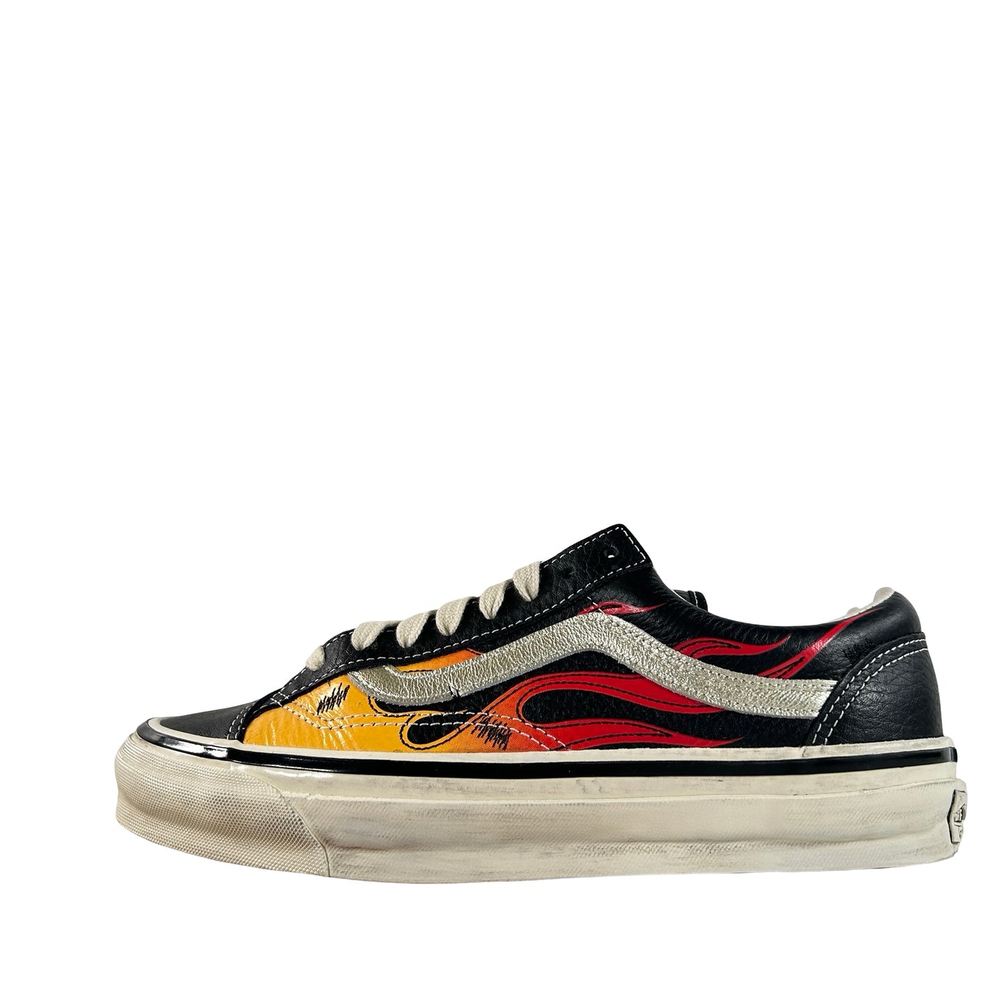VN000D9RCJK Vans LX Old Skool Archive Flame Black [USED] - 7.5 M (Used)