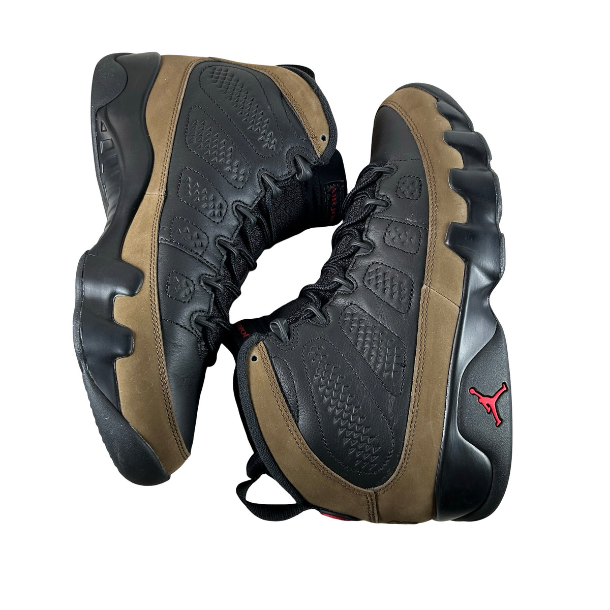 HV4794 030 Air Jordan 9 Retro Olive (2024) [USED] - 9.5 M (Used19)