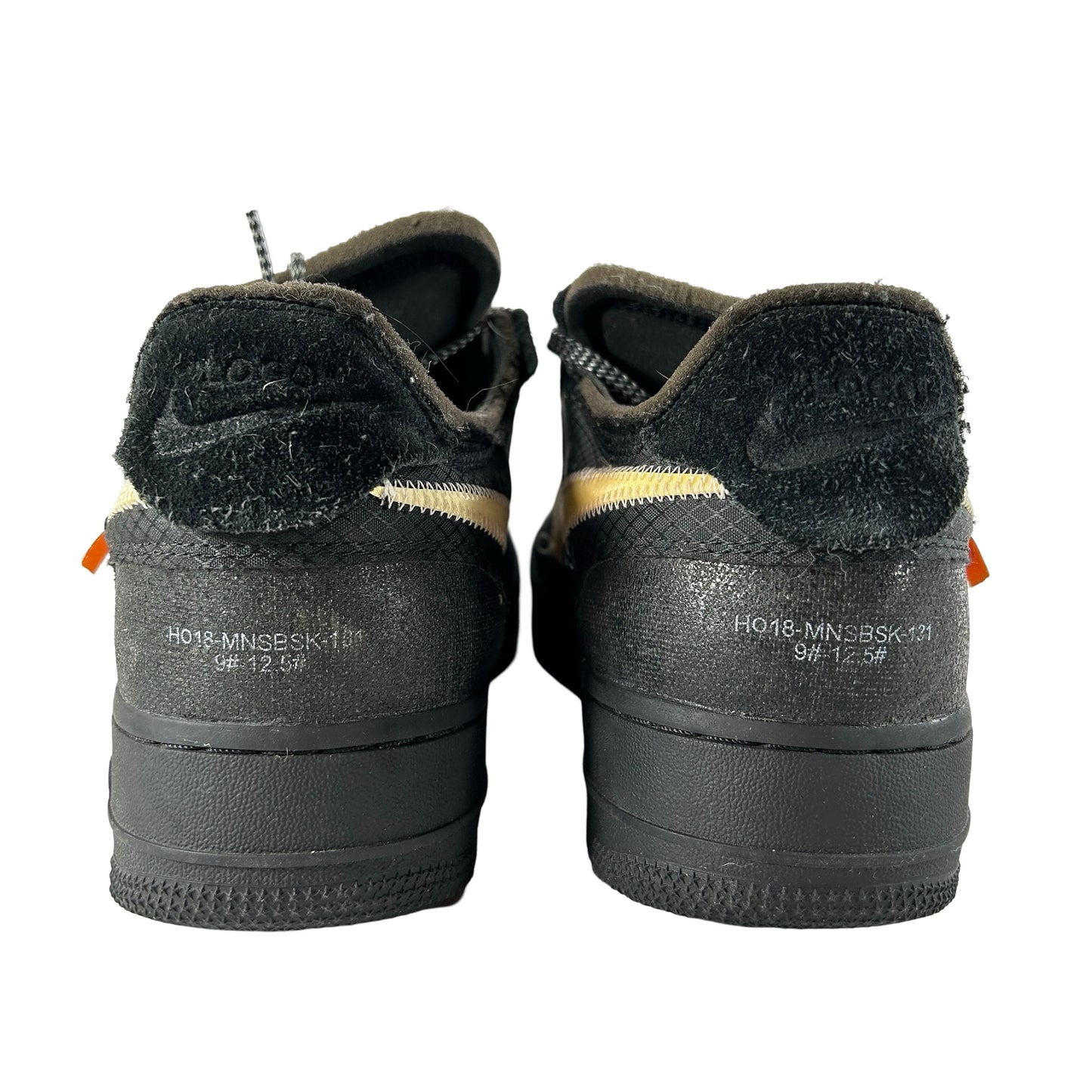AO4606 001 Nike Air Force 1 Low Off-White Black White [USED] - 9 M (Used3)