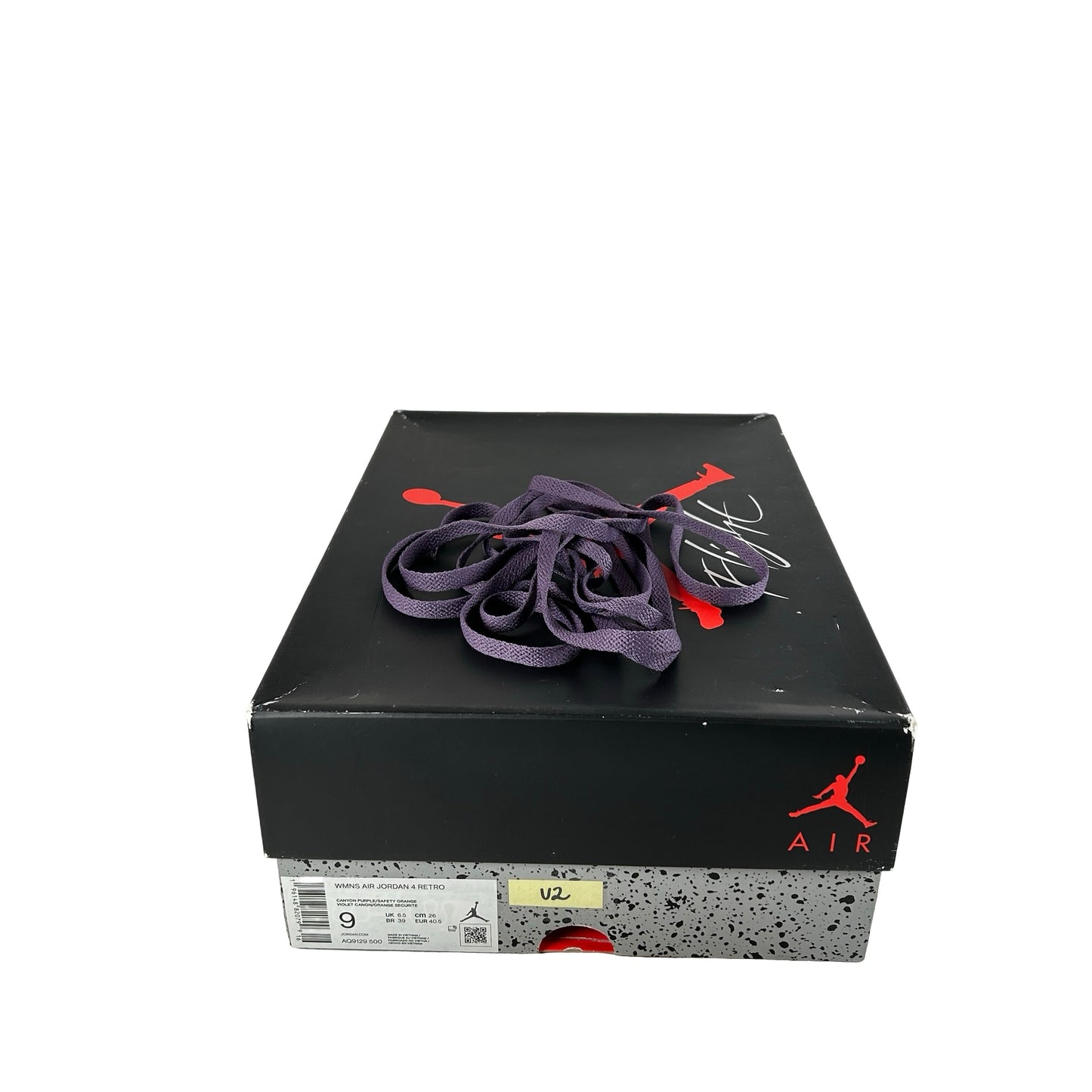 AQ9129 500 Jordan 4 Retro Canyon Purple [USED] - 9 W (Used2)
