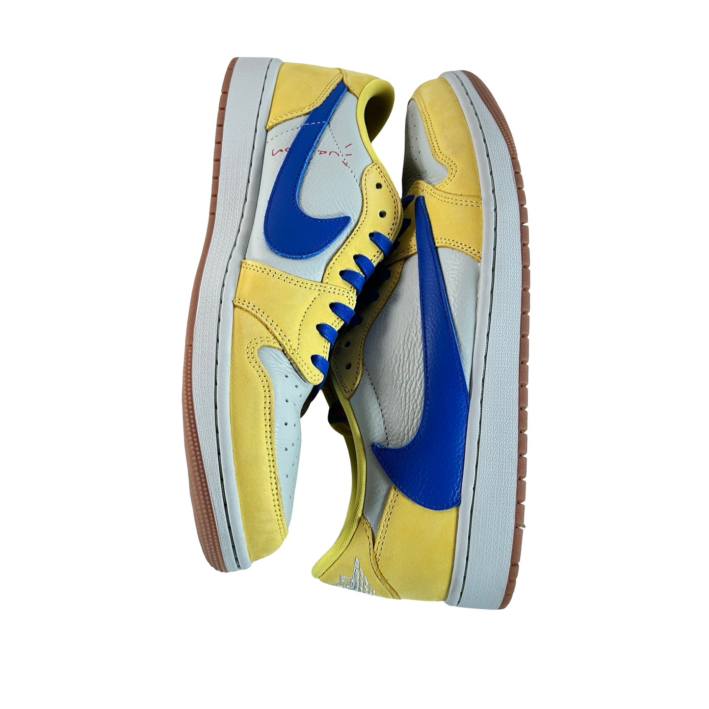 DZ4137 700 Jordan 1 Retro Low OG SP Travis Scott Canary (Women's) [USED] - 13.5 W (Used4)