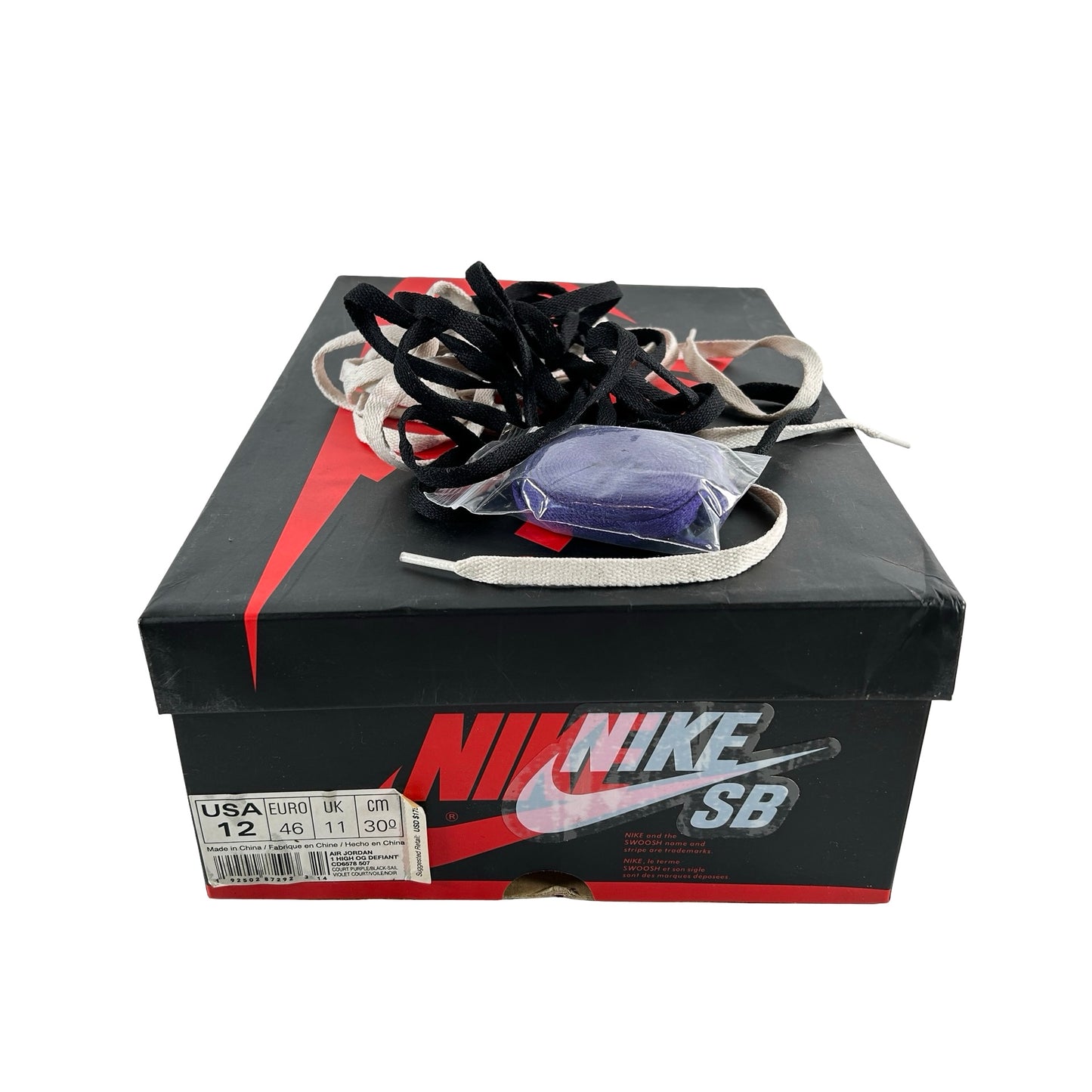 CD6578 507 Jordan 1 SB LA to CHI [USED] - 12 M (Used) (No Insoles)