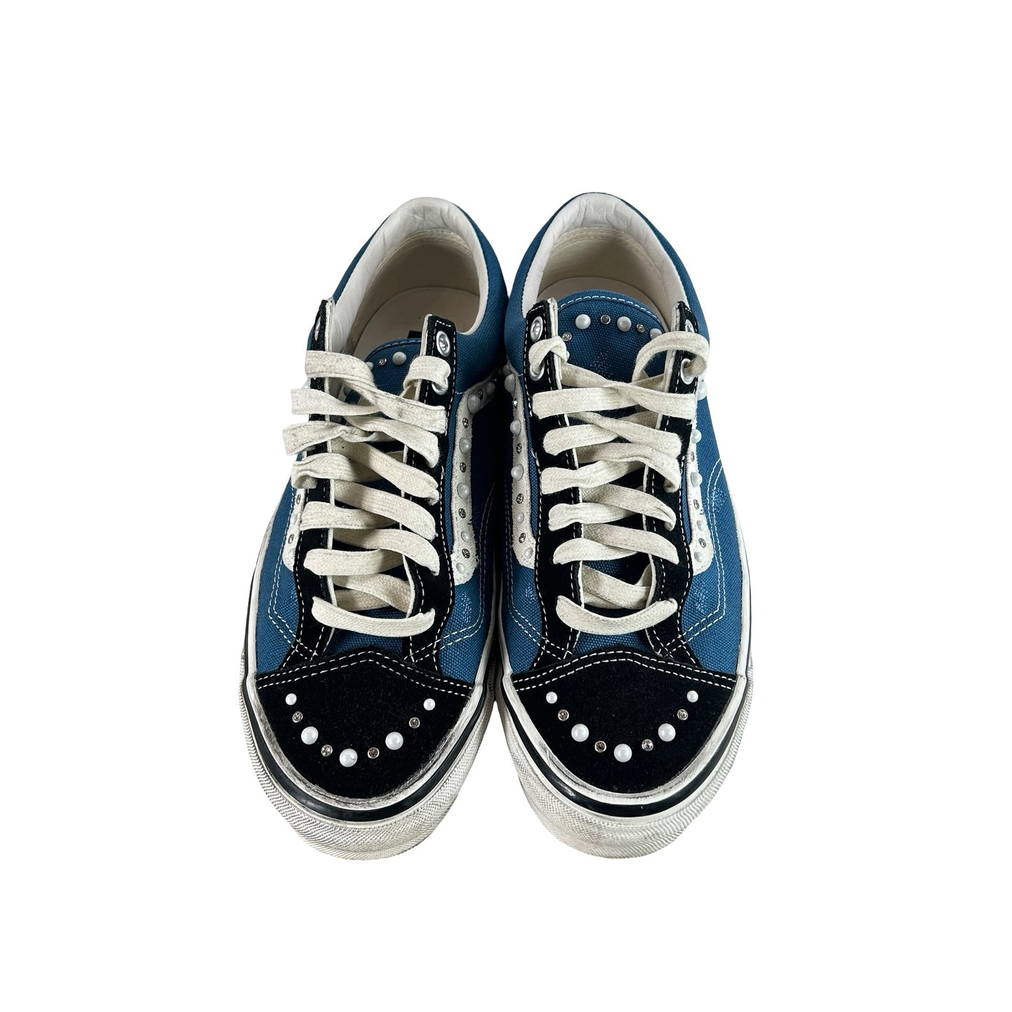VN000E8VYA6 Vans LX Old Skool 36 Pearlized Pack Black Navy [USED] - 8 M (Used)