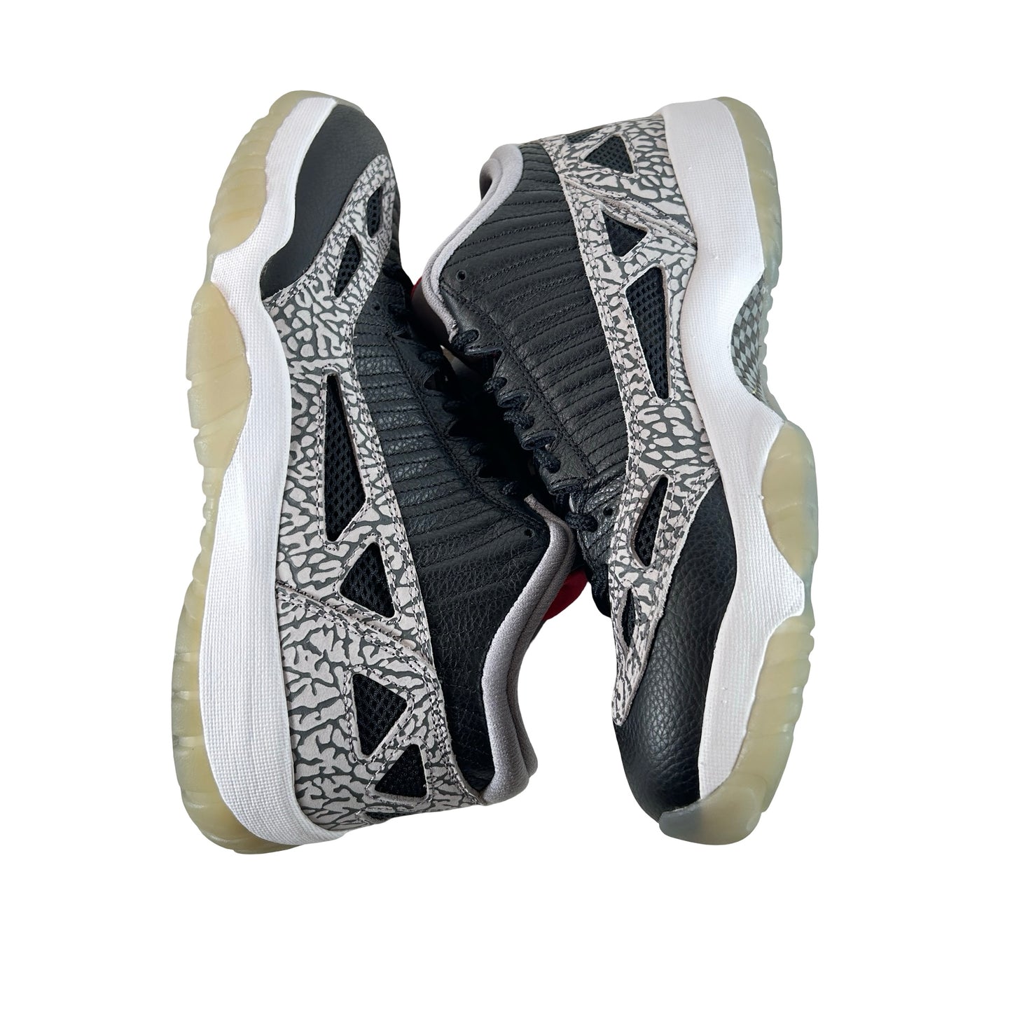 919712 006 Jordan 11 Retro Low IE Black Cement [USED] - 10.5 M (Used)