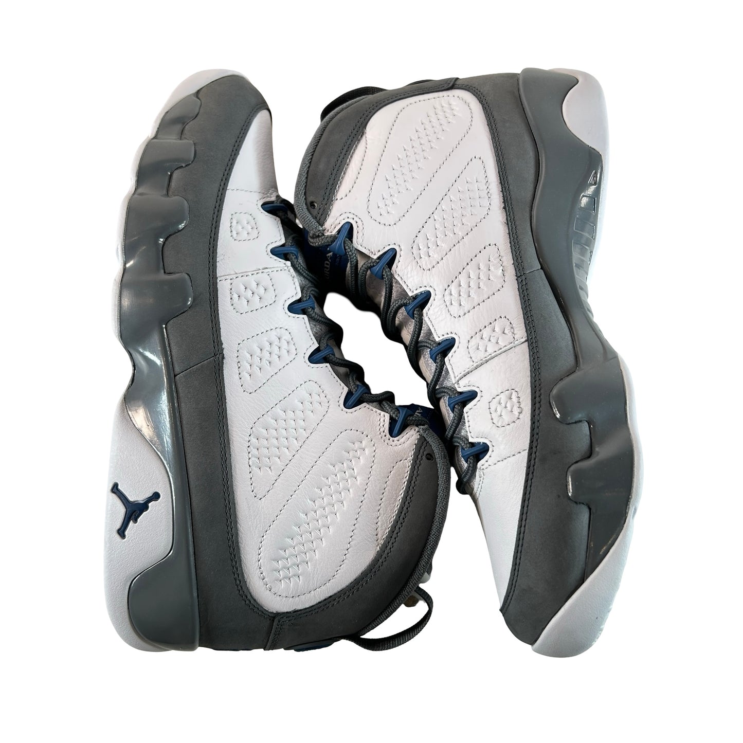 HV4794 100 Jordan 9 Retro Flint Grey French Blue (2026) [USED] - 11 M (VNDS)