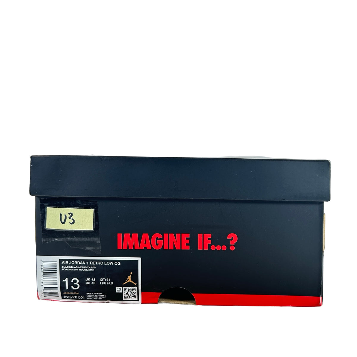 IW6276 001 Air Jordan 1 Retro Low OG Banned [USED] - 13 M (Used3)