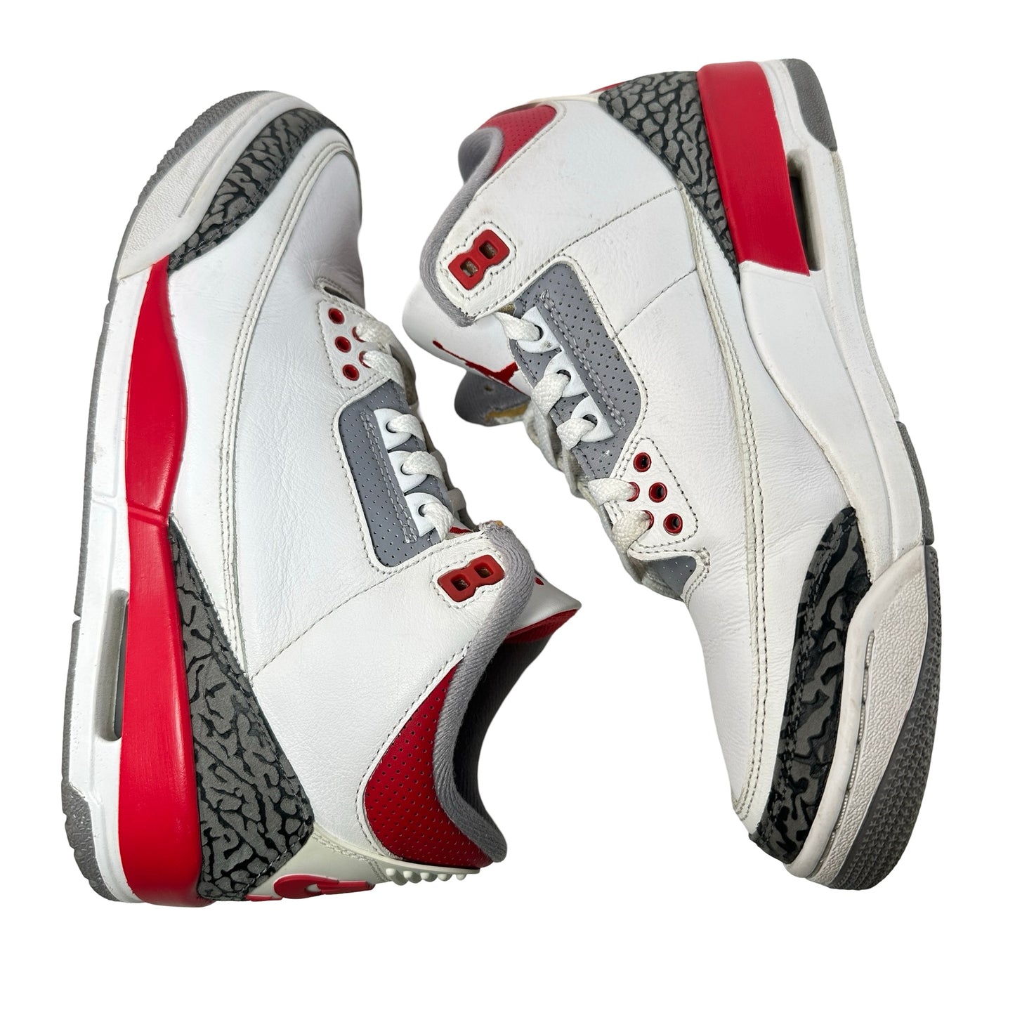 DN3707 160 Jordan 3 Retro Fire Red (2022) [USED] - 8 M (Used2) (No Box2)